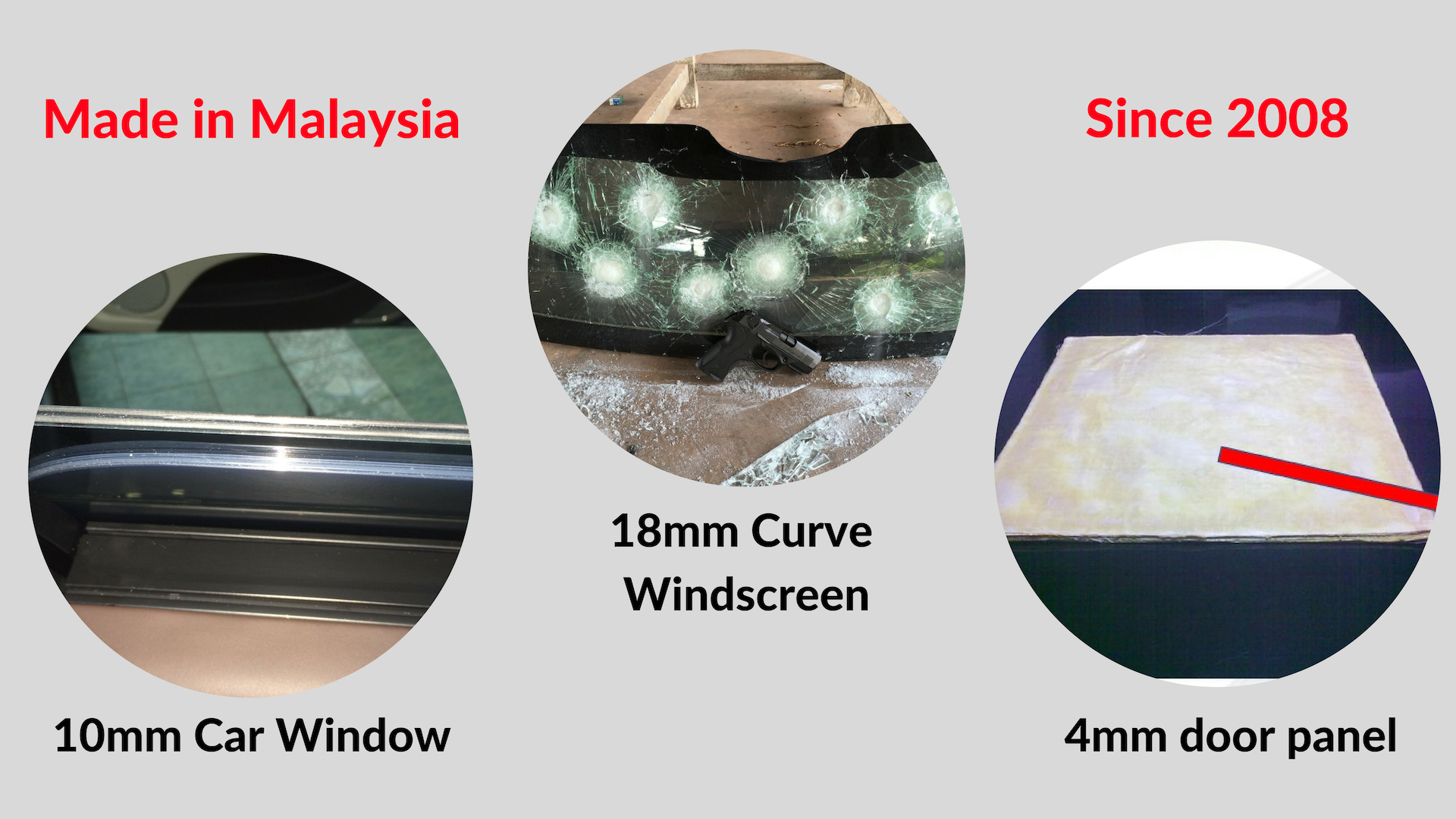 Bulletproof Glass & Armour Panels