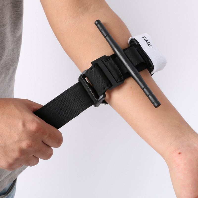 Combat Tourniquet applied to arm