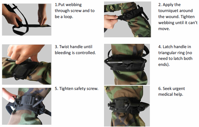 Six-step application instructions